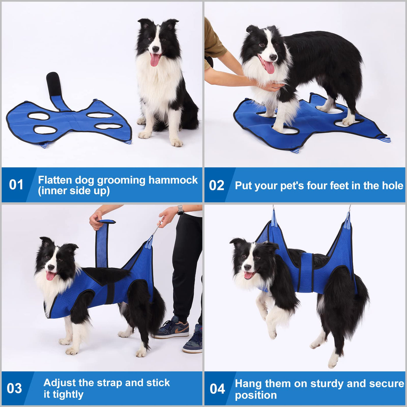 PETS NP Dog Hammock for Grooming - Small Dog Sling for Nail Clipping - Dog  Grooming Harness with Strong Hangers. Includes Dog Clippers for Nails & Nail  File for Dogs. : Amazon.in: